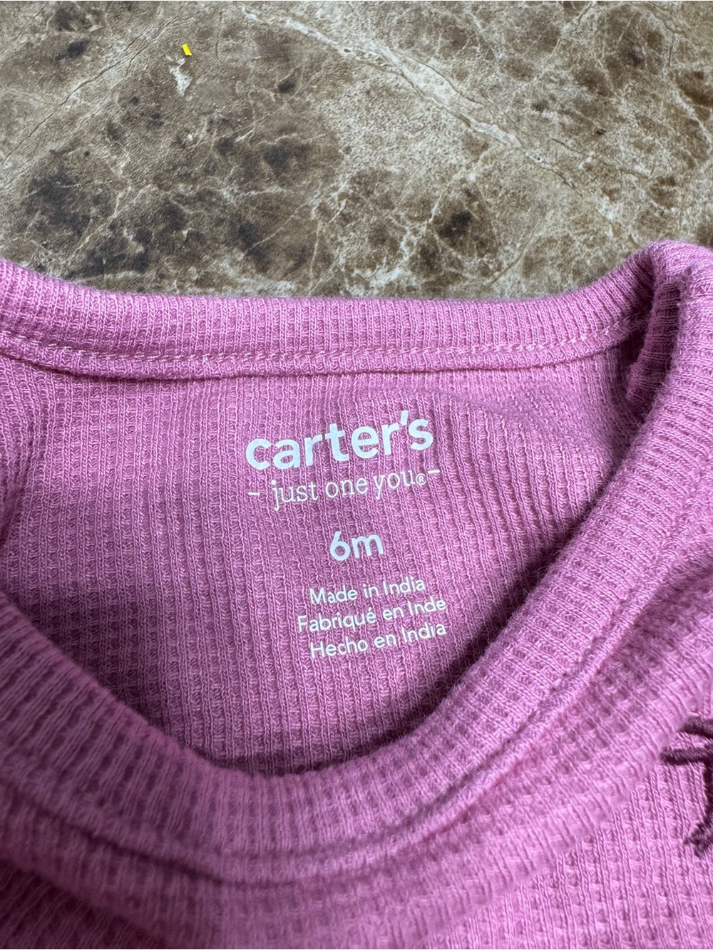 Carter's Baby Pink Ruffle Long Sleeve Set - Picture 2 of 4
